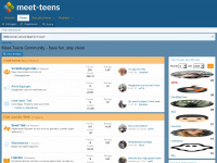meet-teens.eu Webseite Vorschau
