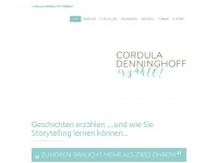 cordula-denninghoff-erzaehlt.de Webseite Vorschau