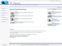 trigon.cc Webseite Vorschau