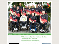 dbs-tischtennis.de Webseite Vorschau