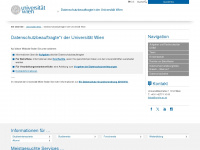dsba.univie.ac.at Webseite Vorschau