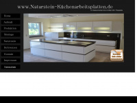 naturstein-küchenarbeitsplatten.de Webseite Vorschau