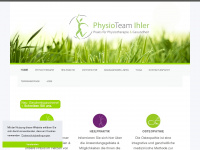 physioteam-ihler.de Webseite Vorschau