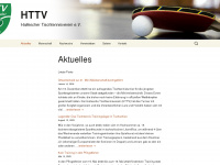 tischtennis-halle.de Webseite Vorschau