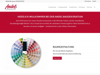 andel-baudekoration.de Webseite Vorschau