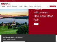 maria-rain.gv.at Webseite Vorschau