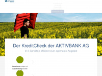 aktivbank-kreditcheck.de Webseite Vorschau