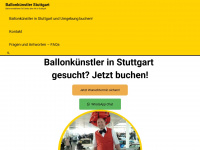ballonkuenstler-stuttgart.de Webseite Vorschau