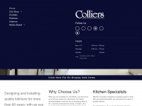 collierskitchens.co.uk Webseite Vorschau