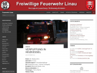 feuerwehr-linau.de Webseite Vorschau