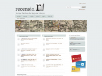 recensio-regio.net Webseite Vorschau
