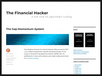 financial-hacker.com Webseite Vorschau