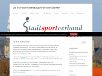 stadtsportverbandsoest.de Webseite Vorschau