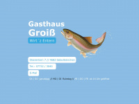 gasthaus-groiss.at Webseite Vorschau