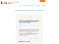 altherr-zahnarzt.ch Webseite Vorschau