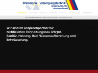 brinkmann-versorgungstechnik.de Webseite Vorschau