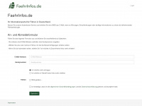 faehrinfos.de Webseite Vorschau