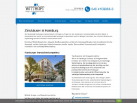 witthoeft-zinshaus-hamburg.com Webseite Vorschau