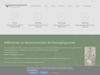 entsorgung-neuenschwander.ch Webseite Vorschau
