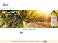 pro-vino.cz Webseite Vorschau