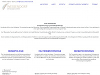 hautarzt-wessendorf.de Webseite Vorschau