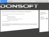 donsoft.net Webseite Vorschau