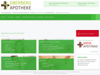 oberberg-apotheke.de Webseite Vorschau
