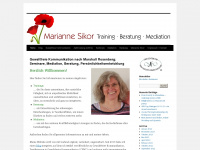 marianne-sikor.de Webseite Vorschau