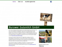burower-gutsmilch.de Webseite Vorschau