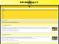 djk-abenberg.de Webseite Vorschau