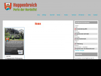 huppenbroich.de Webseite Vorschau