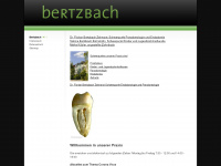bertzbach.de Webseite Vorschau
