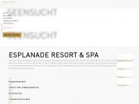 esplanade-resort.de Webseite Vorschau