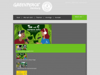 greenpeace-hamburg.de Webseite Vorschau