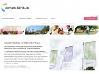 altmark-klinikum.de Webseite Vorschau