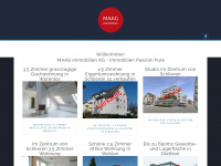 maag-immobilien.ch Webseite Vorschau