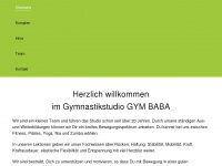 gymbaba.ch Webseite Vorschau