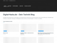 digital-hacks.de Webseite Vorschau