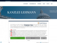 kanzlei-lehmann.com Webseite Vorschau