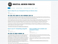 digitalarmedforces.org Webseite Vorschau