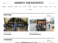 marius-thessenvitz.de Webseite Vorschau