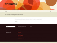 triunitas.wordpress.com Webseite Vorschau