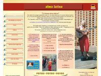 alma-latina.es Webseite Vorschau
