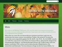 gruene-alte-bremen.de Webseite Vorschau