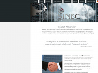 sinec-consulting.de Webseite Vorschau