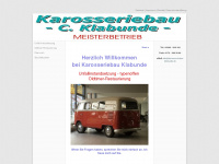 karosseriebau-klabunde.de Webseite Vorschau