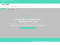 aufbissschiene.ch Webseite Vorschau