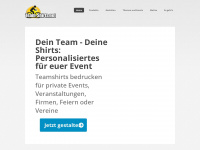 team-shirts.net Webseite Vorschau