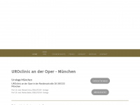 uroclinic-an-der-oper.de Webseite Vorschau