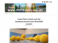 papazuhause.at Webseite Vorschau